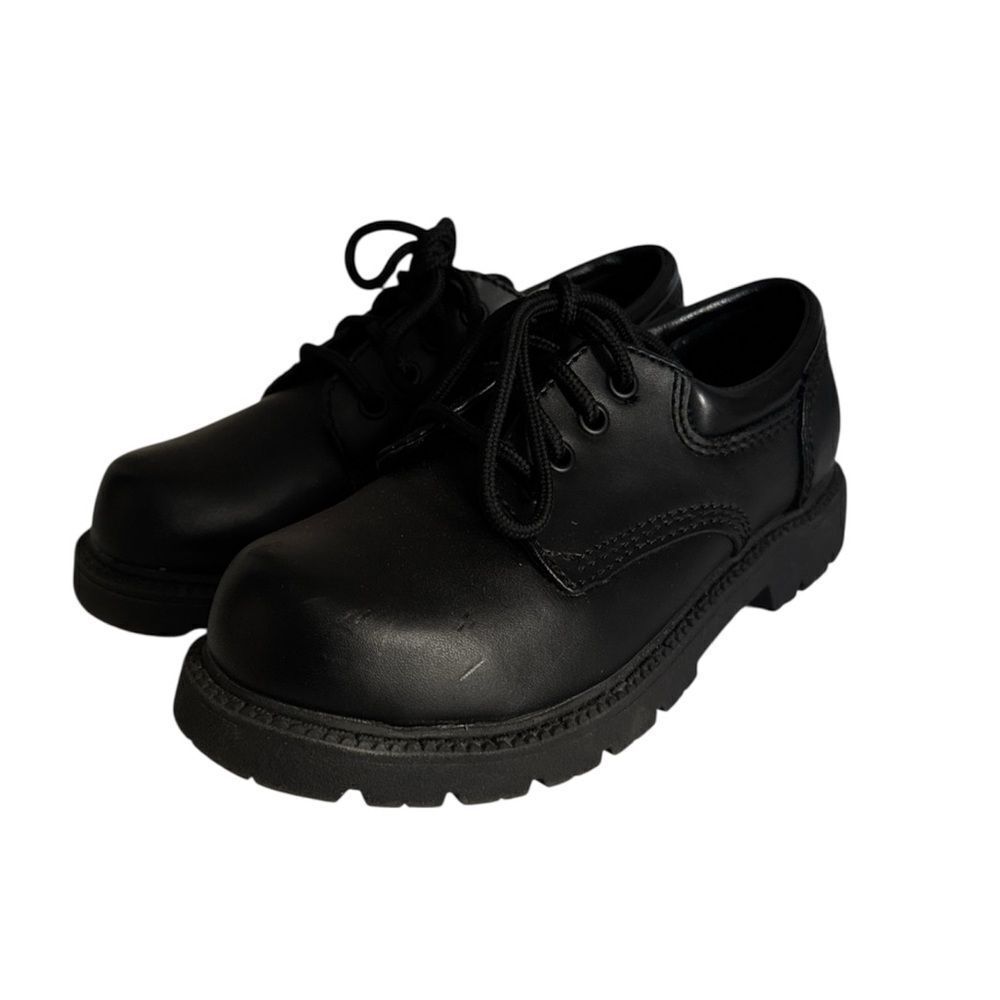 Buster Brown Black Kids Dress Shoes EUC